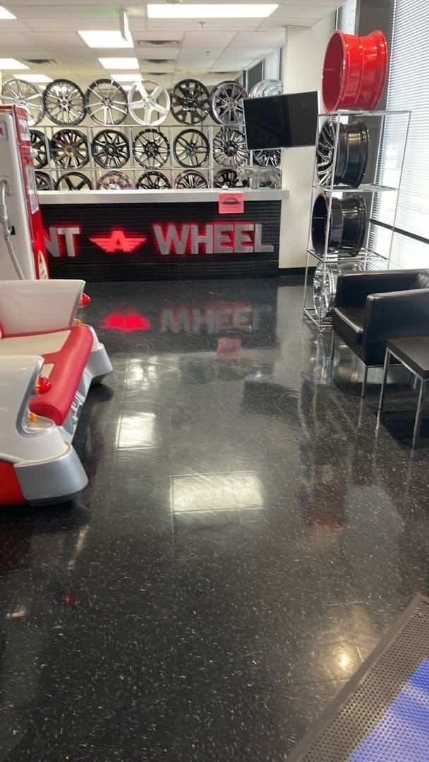 RAW Wheels + Tire - cleaned and maintained by Delta Janitorial Systems